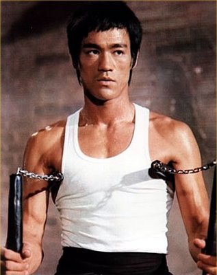 Bruce Lee nanchuck singlet